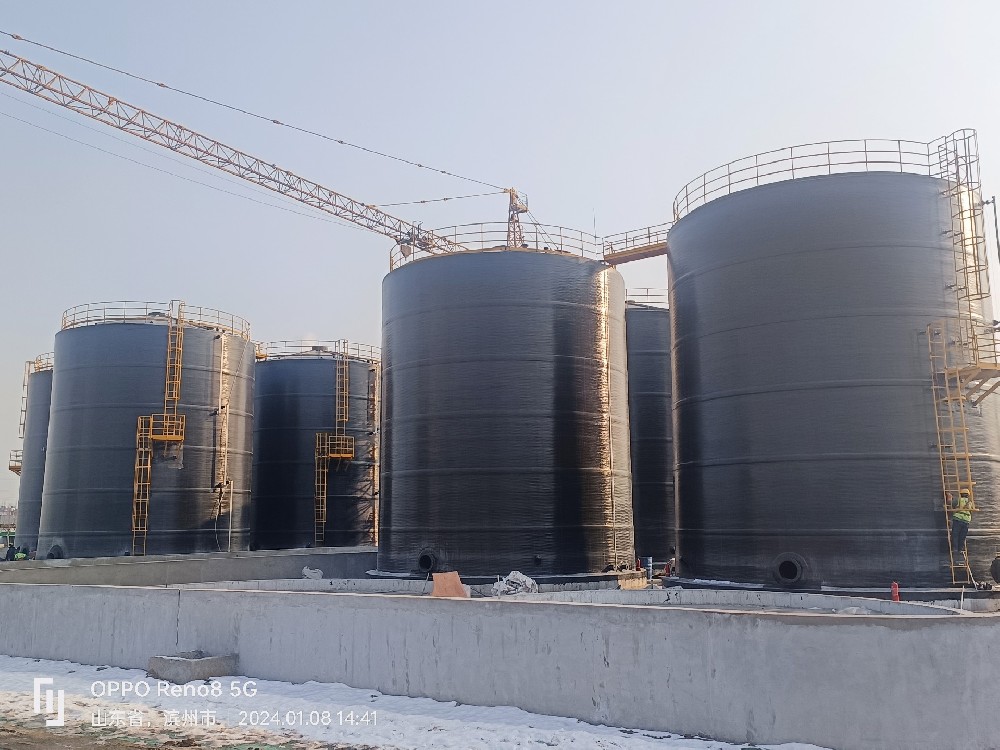 浙江軟控玻璃鋼現場罐項目